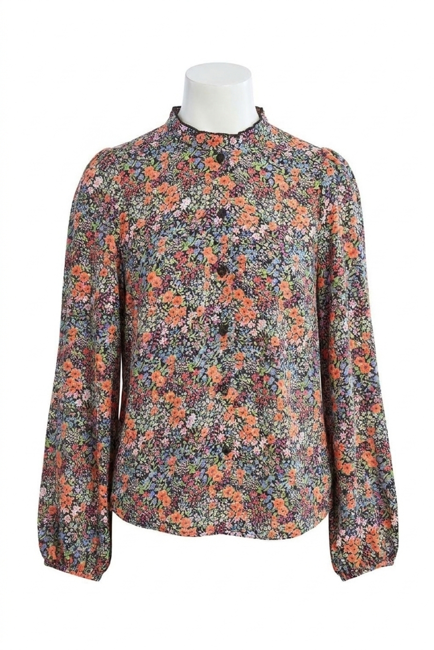 NEW MOLLY BRACKEN floral blouse in multicolor ozzy